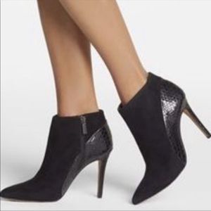 Vince Camuto Kasi Brown Suede Booties Size 8.5